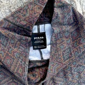 Prana XS multicolored Aztec/Southwest boho leggings